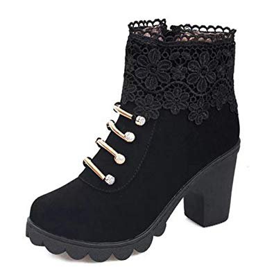 Black Lolita Boots 1