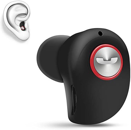 Amazon.com: Mini Invisible Bluetooth Earbud,V4.1 Stereo Wireless Bluetooth Earphone with Built-in Mic,Sports Noise Cancelling in-Ear Headphone for iPhone Samsung and Other Android Phones (Black): Electronics