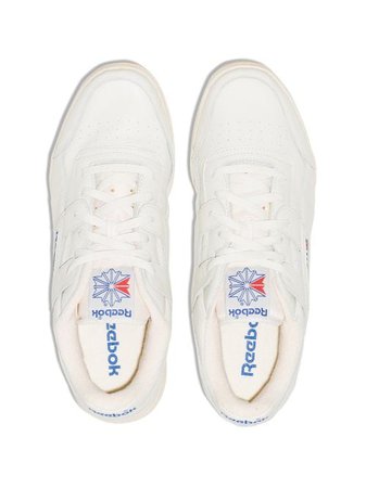Shop white Reebok Workout Plus leather sneakers with Express Delivery - Farfetch
