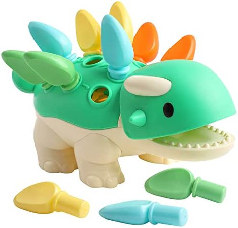 Amazon.com: Baby Sensory Toys for 6 12 18 Month, Dinosaur Fine Motor Skills Montessori Toys for Toddlers, Educational Learning Toys for 1-3 Year Old Boys Girls, Baby Gift for 1 2 3 Year Old Boys Girls : Toys & Games