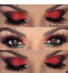 Red Dark Makeup