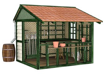 Garden shed stock photos, royalty-free images, vectors, video