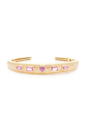 Love Bound 18k Yellow Gold Sapphire, Diamond Bracelet By Future Fortune | Moda Operandi