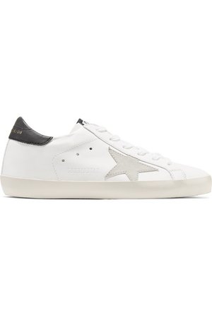 Golden Goose Deluxe Brand | Superstar leather and suede sneakers | NET-A-PORTER.COM