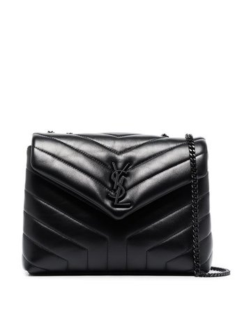 Shop black Saint Laurent small Loulou quilted shoulder bag with Express Delivery - Farfetch