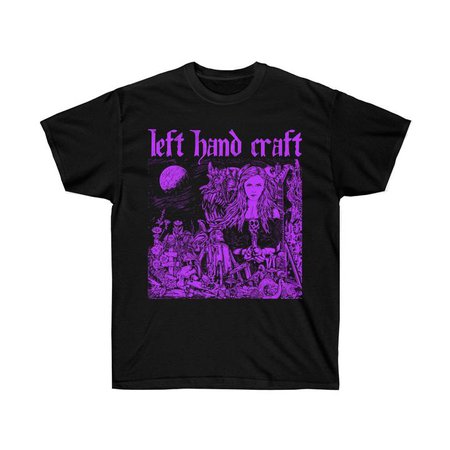 *clipped by @luci-her* Eternal Night Purple Unisex Ultra Cotton Tee – Left Hand Craft