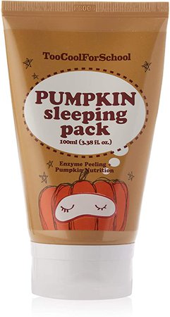 Too Cool for School Pumpkin Sleeping Pack, Mascarilla Facial Nocturna 100ml: Amazon.es: Belleza