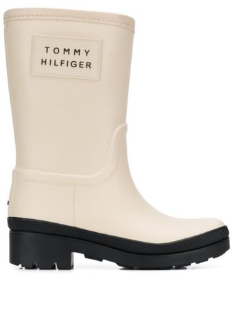 ShopTommy Hilfiger warm lined short rain boots with Express Delivery - Farfetch
