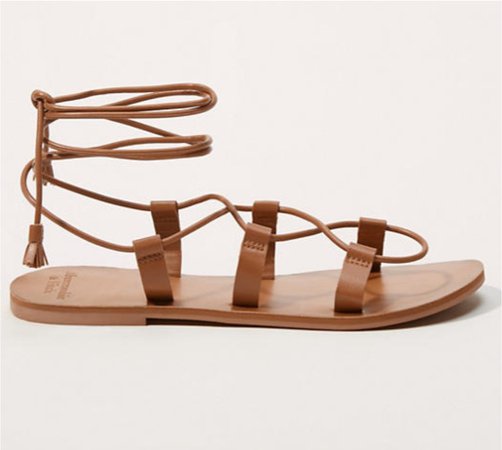 rust sandals