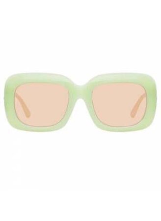 green and pink sunglasses