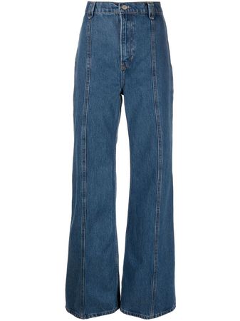 Reformation Leah high-waisted wide-leg Jeans - Farfetch