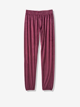 Velour Classic Pant - PINK - pink