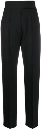super high-rise tapered trousers