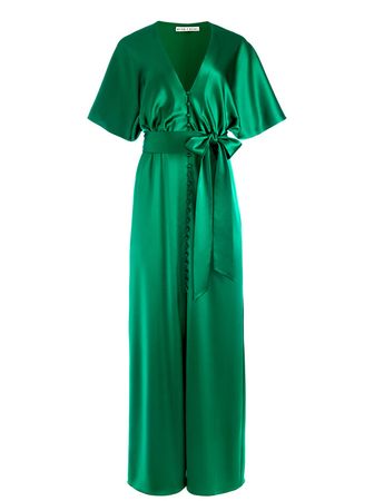 Davida Midi Dress In Emerald | Alice And Olivia