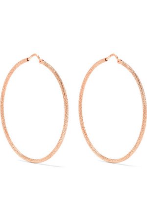 Carolina Bucci | Mirador 18-karat rose gold hoop earrings | NET-A-PORTER.COM