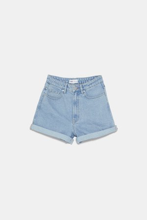 AUTHENTIC DENIM MOM FIT SHORTS-BEST SELLERS-WOMAN | ZARA United States