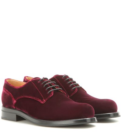 Exclusive to mytheresa.com – Louise velvet brogues
