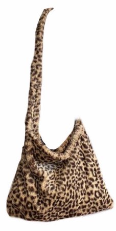cheetah fluffy bag leopard