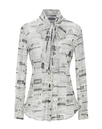 Moschino Patterned Shirts & Blouses - Women Moschino Patterned Shirts & Blouses online on YOOX United States - 38834596PB