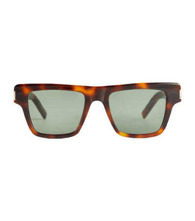 SAINT LAURENT, Square-frame acetate sunglasses