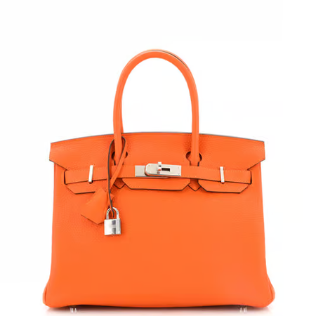 Hermès Birkin 25 Orange Minium Togo Palladium Hardware