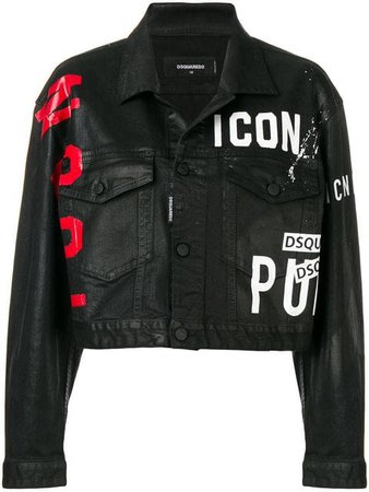 Dsquared2 Icon Cropped Jacket - Farfetch