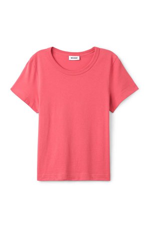 Kate T-Shirt - Smoky Coral - Tops - Weekday GB