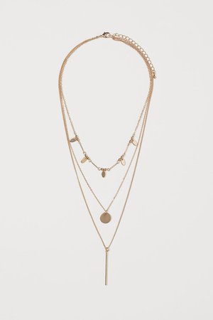 Triple-strand Necklace - Gold-colored - Ladies | H&M US