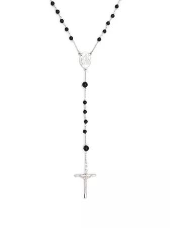 Dolce & Gabbana Rosary cross-pendant Necklace - Farfetch