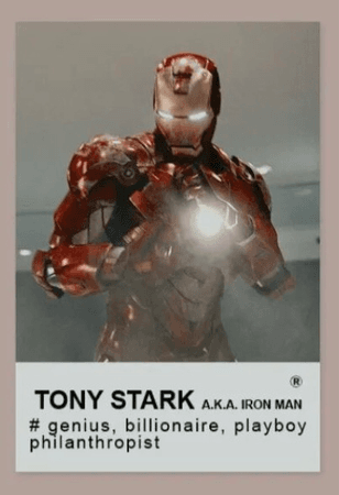 Tony Stark aesthetics