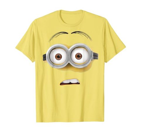 Amazon.com: Despicable Me Minions Shocked Face Graphic T-Shirt T-Shirt : Clothing, Shoes & Jewelry