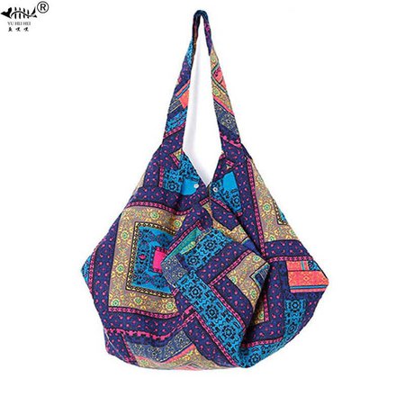 Unique Large Desinger Bohemian Bags Women Shoulder Bag Handbags Cotton Canvas Vintage Fashion Hippie Bags Free Shipping| | - AliExpress