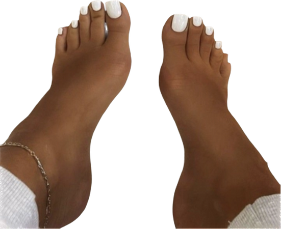 white toes