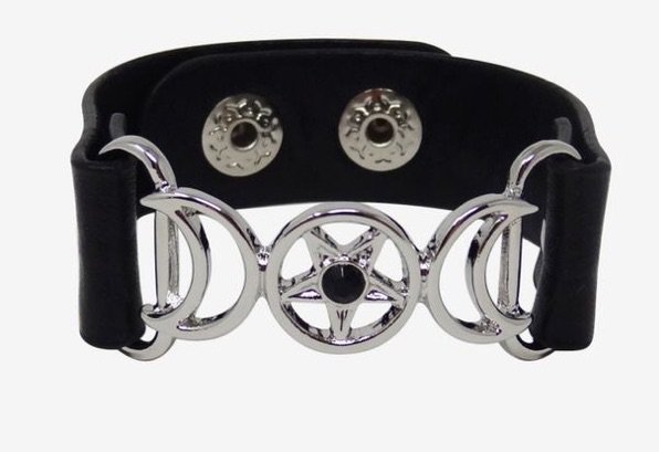 Hot Topic Pentagram Cuff Bracelet