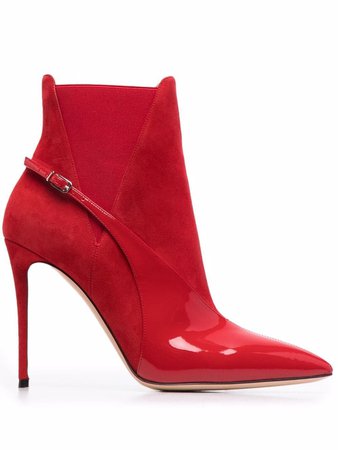 Casadei Julia Pat leather boots - FARFETCH