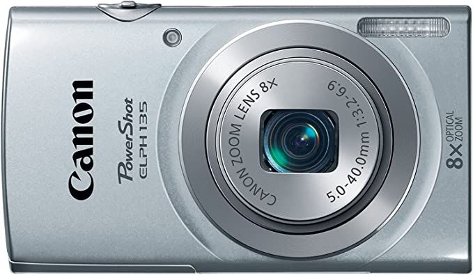 Amazon.com : Canon PowerShot ELPH135 Digital Camera (Silver) (Discontinued by Manufacturer) : Electronics