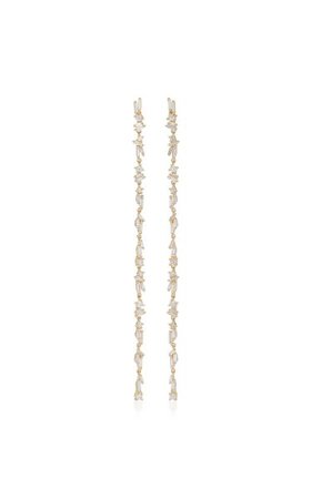 18k Yellow Gold Dangle Earrings By Suzanne Kalan | Moda Operandi