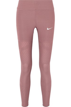 Nike | Epic Luna Athena stretch-mesh leggings | NET-A-PORTER.COM