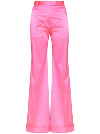 House Of Holland Tailored Satin Trousers - Farfetch