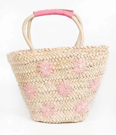 straw ivory and pink purses - Google Search