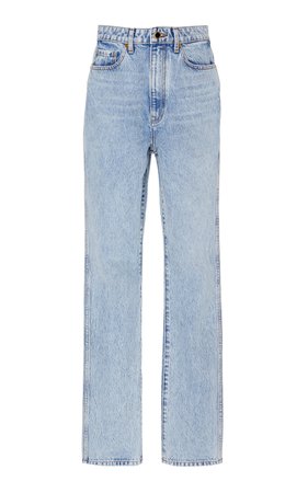 Daria High-Rise Straight-Leg Jeans by Khaite | Moda Operandi