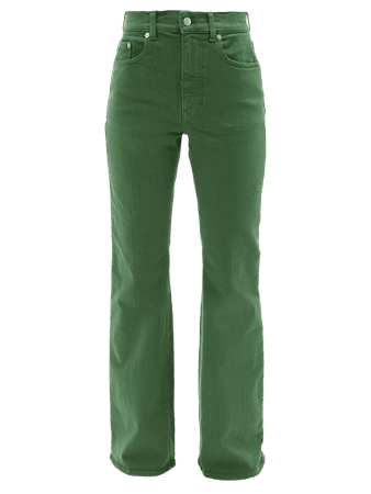 JW ANDERSON - High-rise bootcut jeans