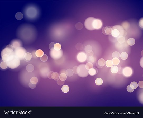 Dark purple background with blur and bokeh effect Vector Image