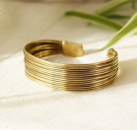 Bangle bracelet gold cuff bracelets bangles thick bracelet | Etsy