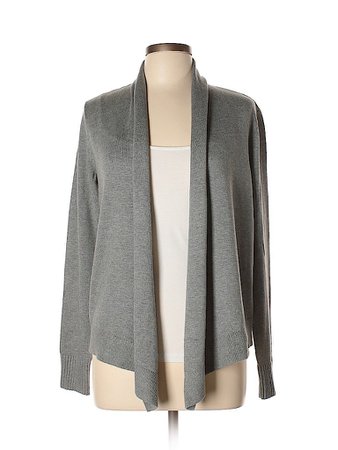 Remade Solid Gray Cardigan Size M - 59% off | thredUP