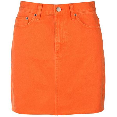 orange skirt denim - Google Search