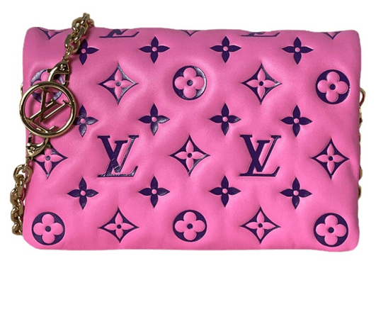 pink Louis Vuitton purse
