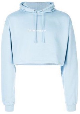 blue hoodie