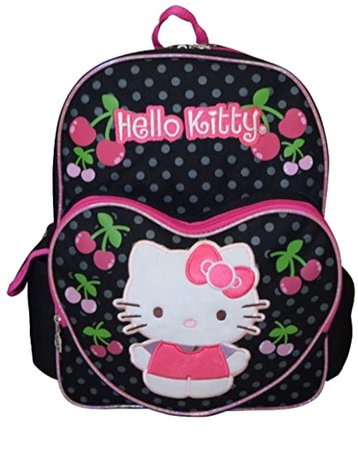 black hello kitty backpack