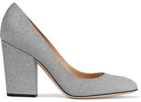 Virginia Glittered Leather Pumps